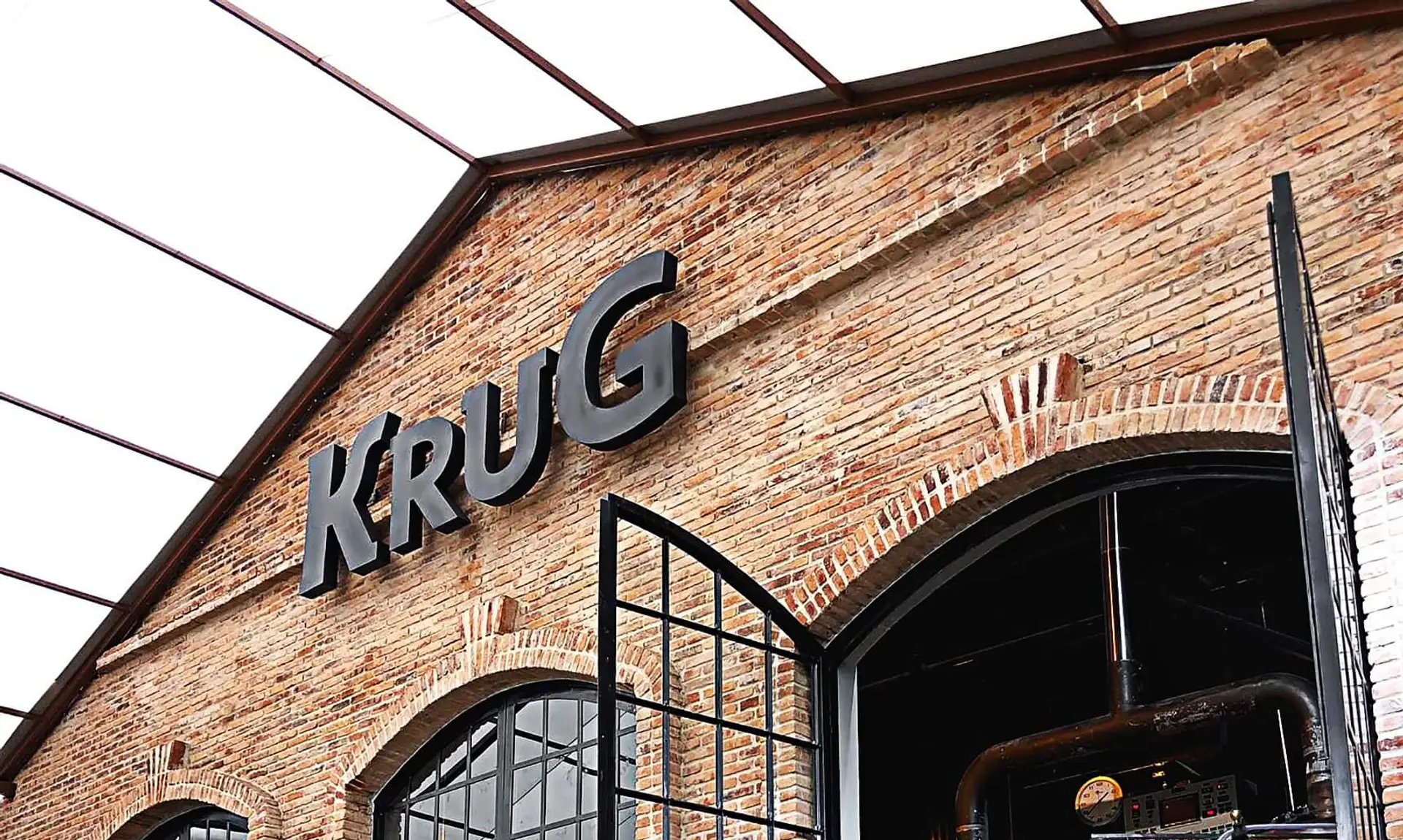 Fachada da fábrica da Krug Bier no Jardim Canadá