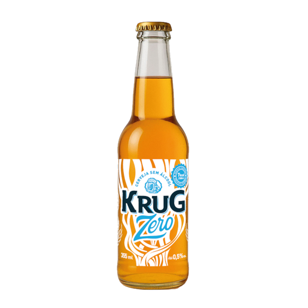 Cerveja Krug Zero — Lager sem álcool